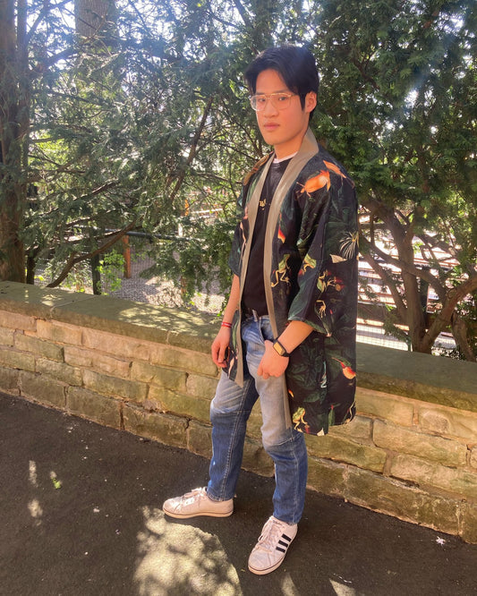 Kimono jas - Birds - Bamar Fashion