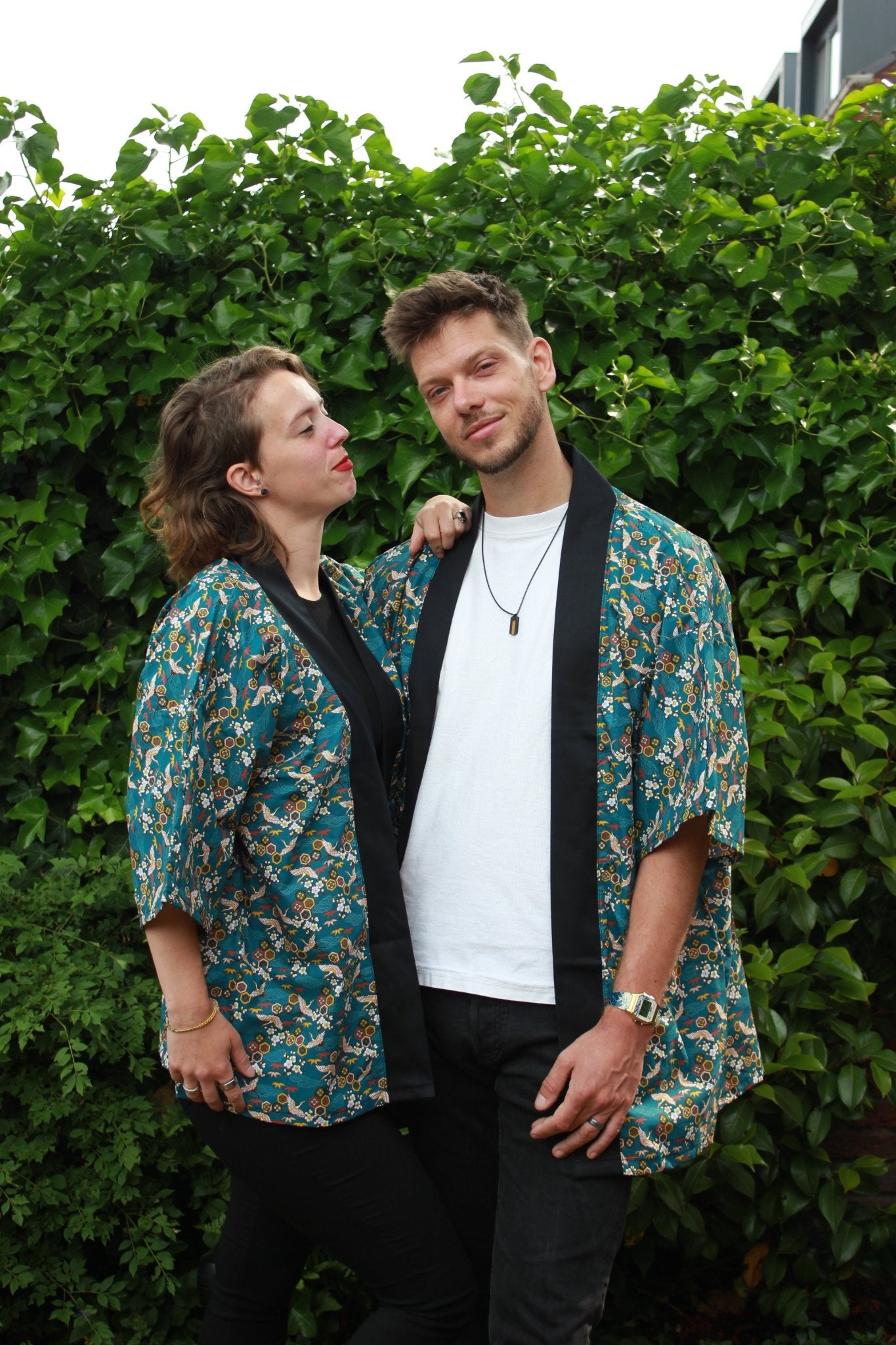 Happi Coat - Crane blue - Bamar Fashion