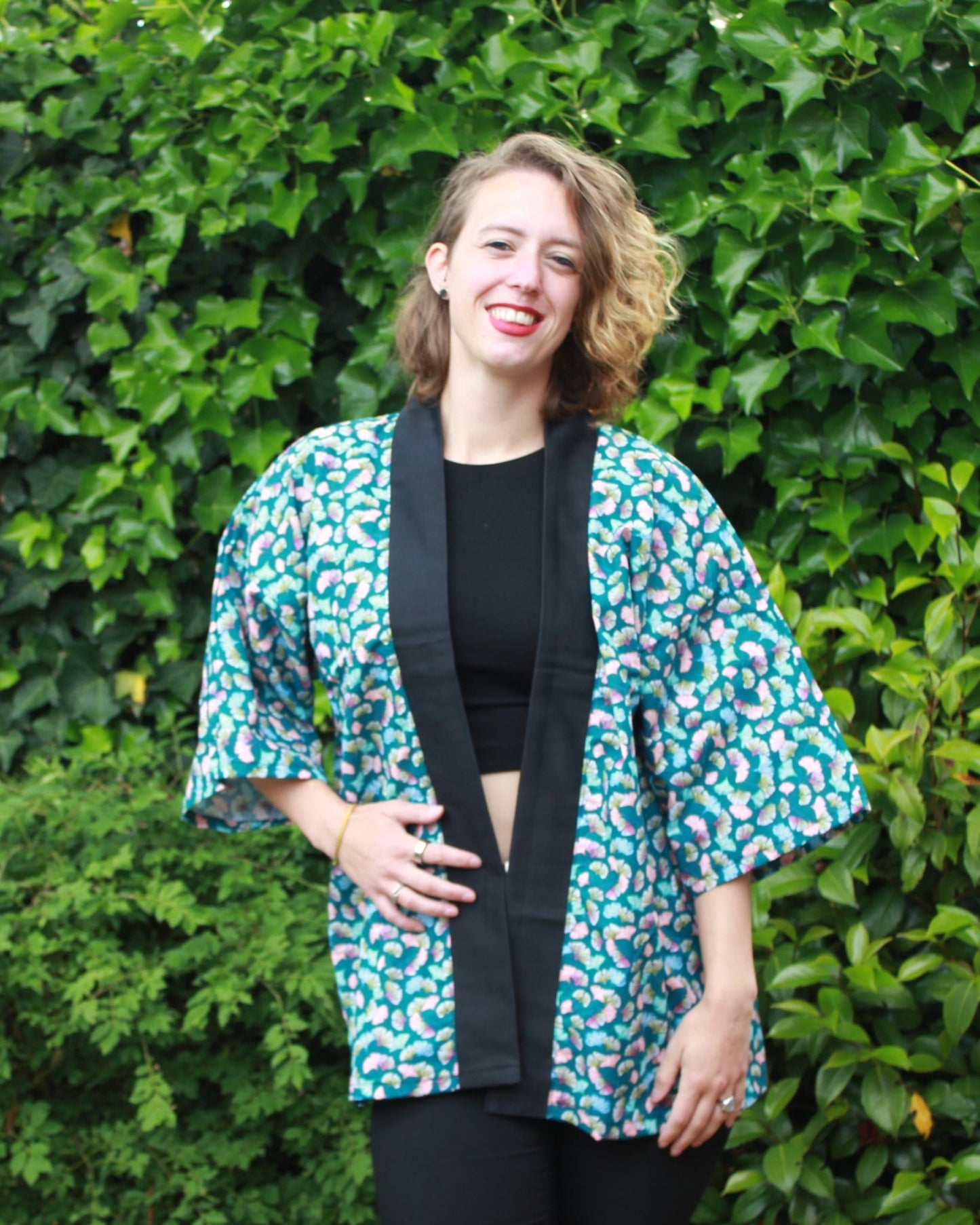 Happi Coat - Gingko Rainbow - Bamar Fashion