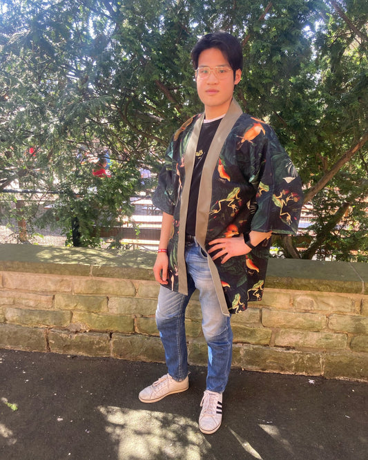 Kimono jas - Birds - Bamar Fashion